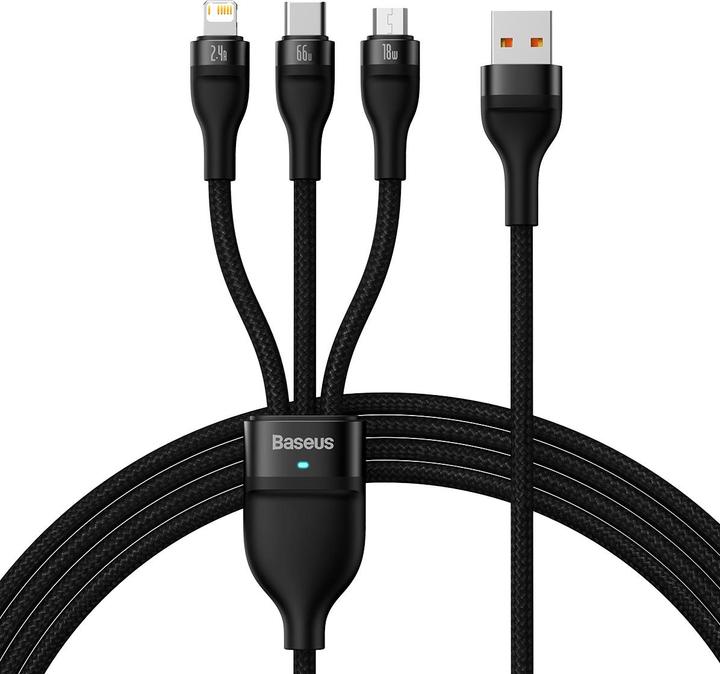 Produktbild Baseus Flash Series Ⅱ (1.20 m, USB 2.0, 66 W)