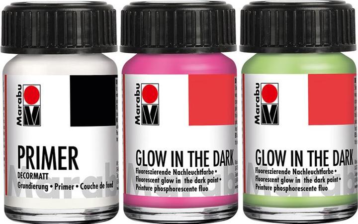Actual product image Marabu Nachleuchtfarbe 'Glow in the Dark Dream' (45 ml)