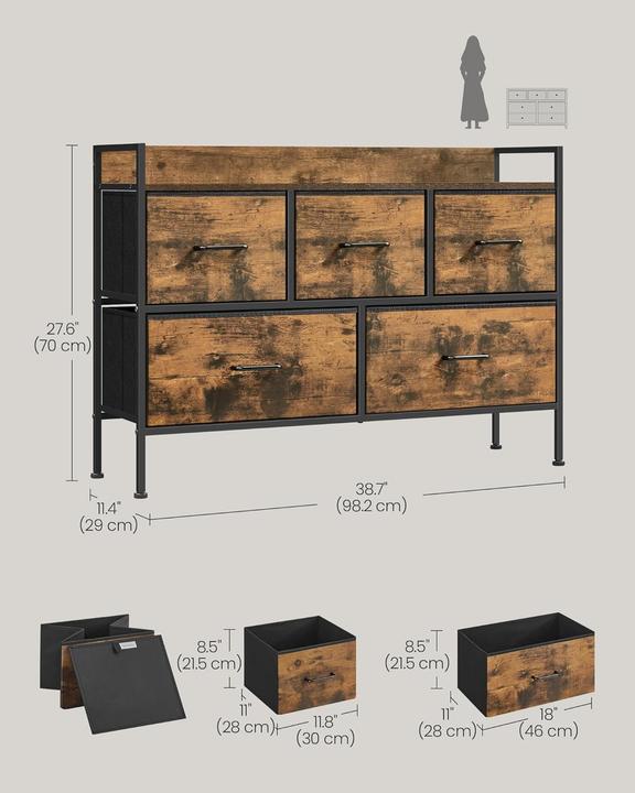 Produktbild Songmics Havanna (98 x 29 x 70 cm)