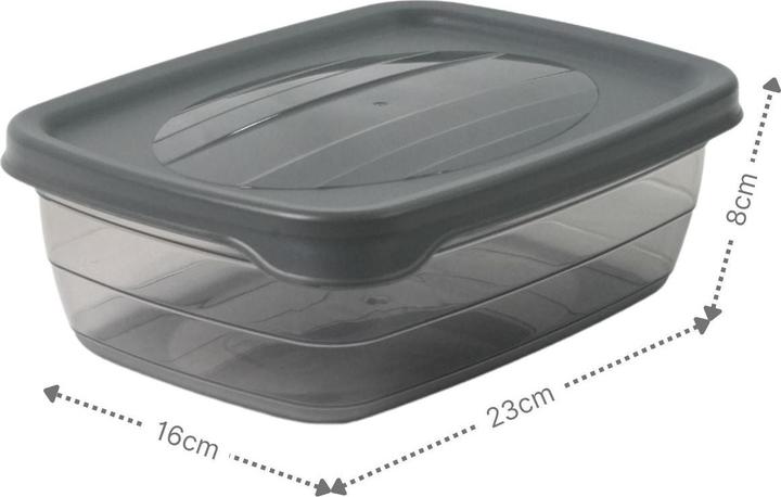 Produktbild Hobby 3er-Set Boxen Aufbewahrungsdosen Meal-Prep-Dosen Frischhaltedosen (2 l)