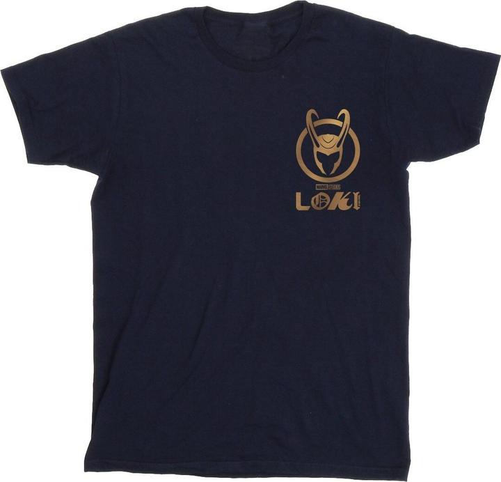 Produktbild Loki Horn Logo Faux Pocket TShirt (4XL)