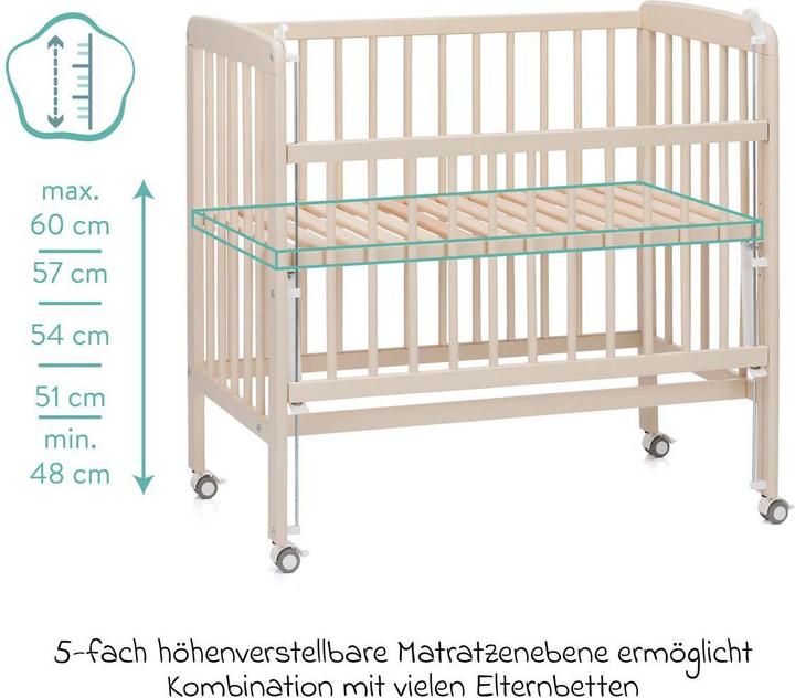 Immagine prodotto Fillikid Beistellbett Nino (45 x 90 cm)