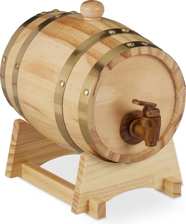 Actual product image Relaxdays Holzfass