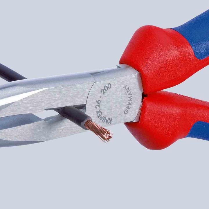 Produktbild Knipex Flachrundzange mit Schneide (200 mm)
