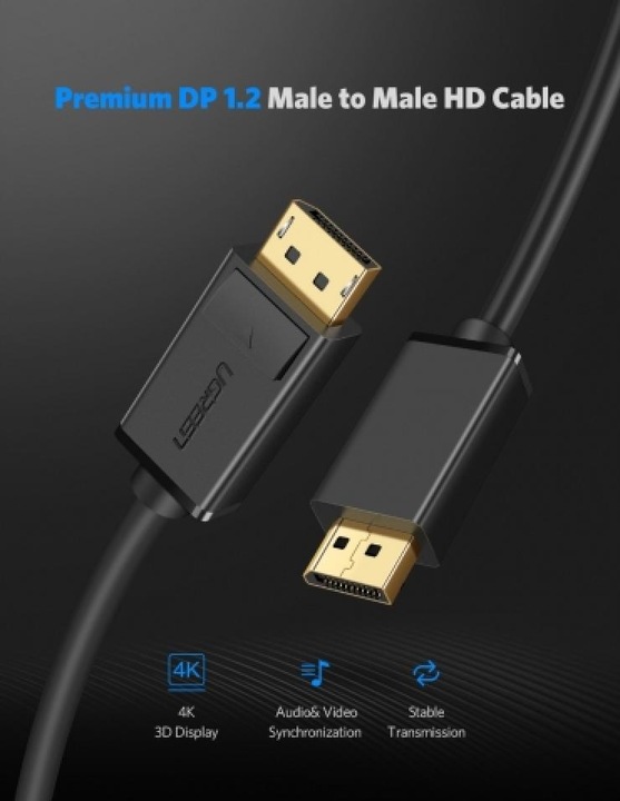 Produktbild Ugreen Display Port – Display Port (3 m, DisplayPort)