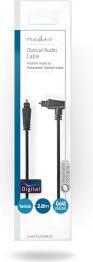 Image du produit Nedis Câble audio optique | Toslink mâle | Toslink mâle | Tournant | 2.00 m | Rond | PVC | Sch (2 m, TOSLINK)