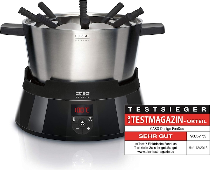 Immagine prodotto Caso Set FonDue (Fondue di formaggio, Fonduta Bourguignonne, Fondue Chinoise)