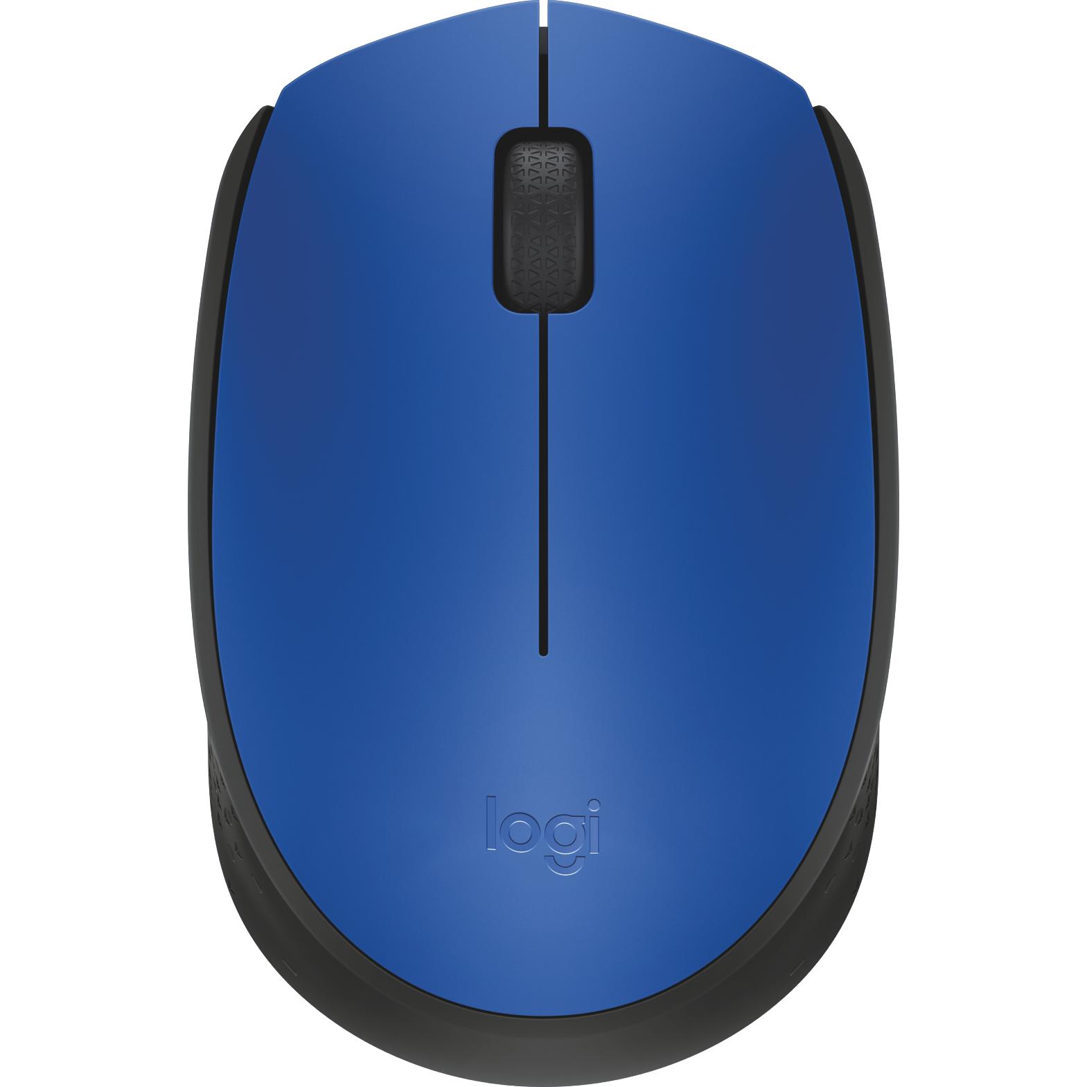Logitech M171 (Kabellos), Maus, Blau