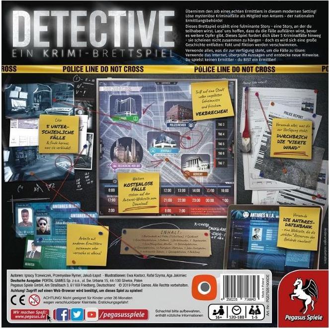 Actual product image Pegasus Detective (German)