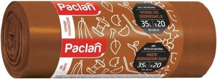 Paclan Bio-Müllbeutel 35L 20 Stück Braun (20x, 35 l)