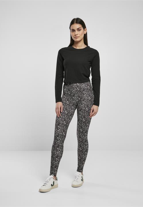 Actual product image Urban Classics Ladies Soft AOP Leggings (S)