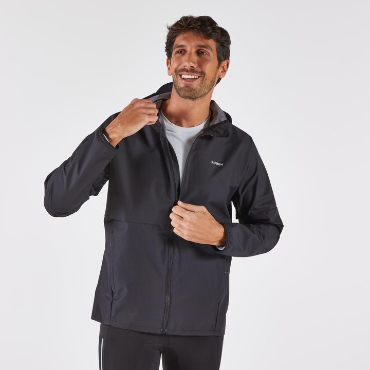 Image du produit Kalenji Veste imperméable run 100 homme noire (S)