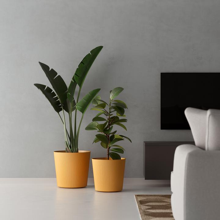 Produktbild Euro3plast Blumentopf Fyre Ø 25 cm mango Greener