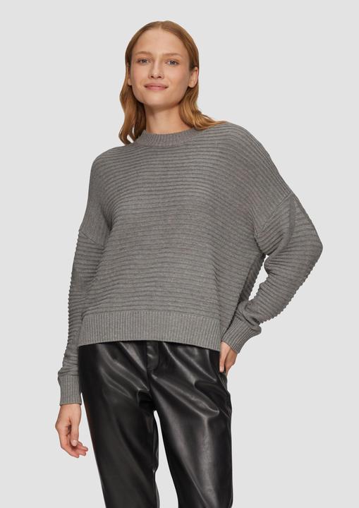Image du produit s.Oliver Strickpullover Oversized Strickpullover mit Strukturdetails (34)