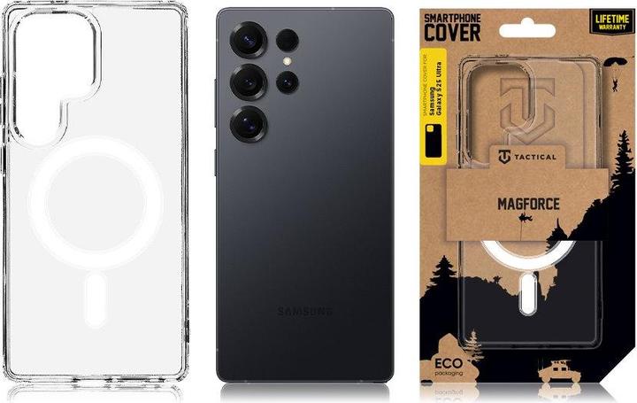 Produktbild Tactical Back panel cover - MagForce Cover for Samsung Galaxy S25 Ultra Transparent (Samsung Galaxy S25 Ultra)