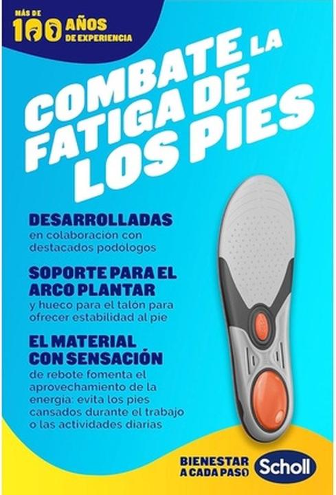 Produktbild Scholl LiquiFlex Einlegesohlen Verstärkte Unterstützung Damenschuhe Grösse 5.5-7.5 mit Memory Foam und Arch