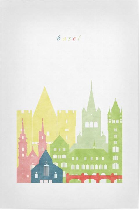 Produktbild artboxONE Basel Skyline (20 x 30 cm)