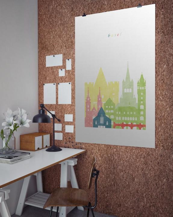 Produktbild artboxONE Basel Skyline (20 x 30 cm)