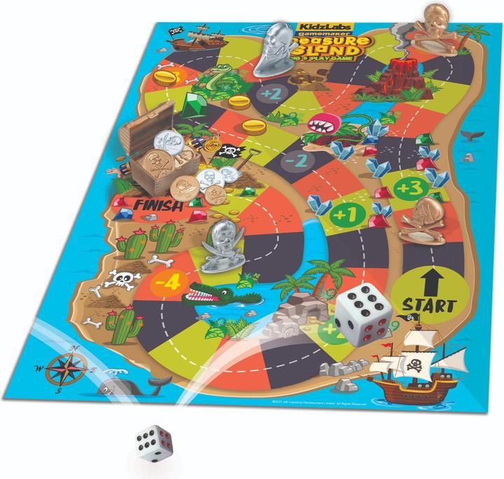 Actual product image 4M The Treasure Island game