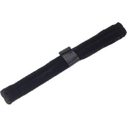 Tiguar Passamano aereo con copertura - impugnatura confortevole per Aerial Hoop e Aerial Yoga (Poliestere, Velluto), Cinturini per orologi, Nero