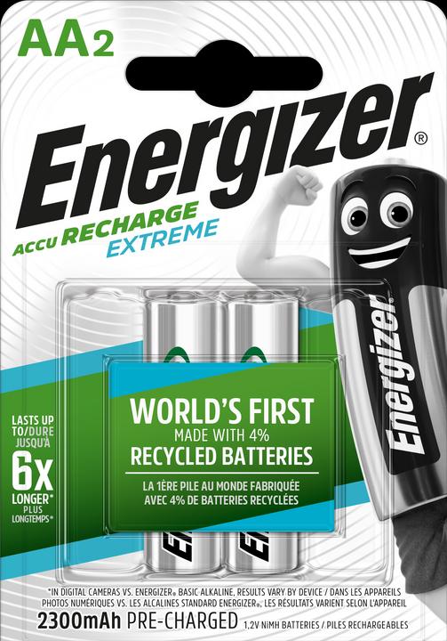 Actual product image Energizer Recharge Extreme (2 pcs., AA, 2300 mAh)