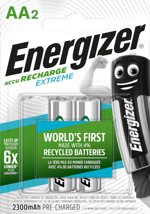 Actual product image Energizer Recharge Extreme (2 pcs., AA, 2300 mAh)