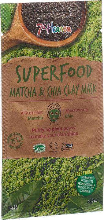 7th Heaven Matcha Chia Clay Mask (10 ml)