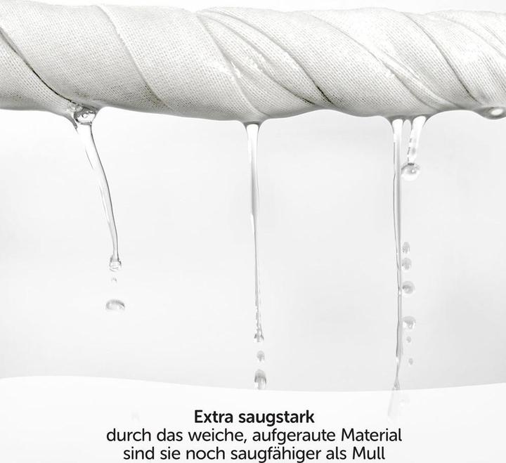 Actual product image Makian Molton cloths Molton cloth 5-pack 80 x 80 - White (80 cm, 80 cm)