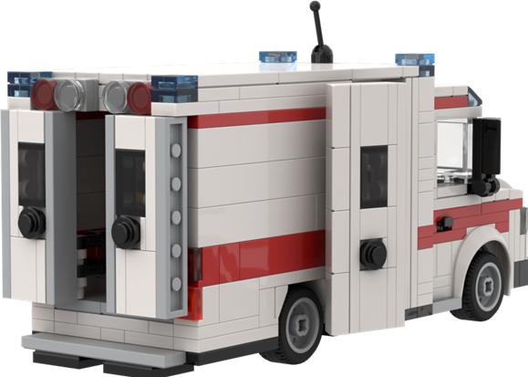 Produktbild Brixies Plus Bausatz Rettungswagen