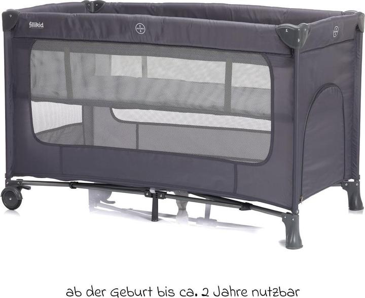Actual product image Fillikid Reisebetten Reisebett Capri ab Geburt - 15 kg mit verstellbarem