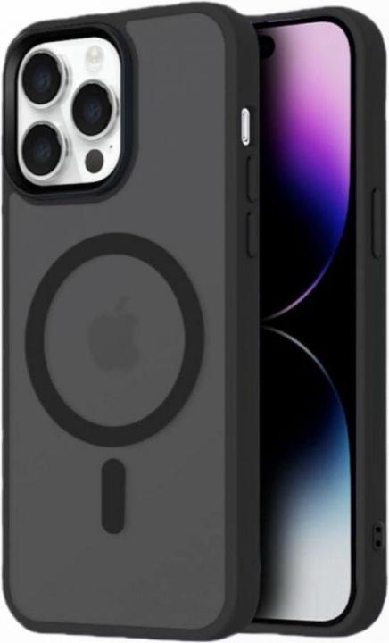 Actual product image Hurtel Fashion Case MagSafe for iPhone 16 - black (Apple iPhone 16)