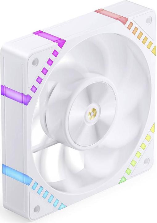 Produktbild Jonsbo HF2-120 Lüfter, Reverse Blade, PWM, ARGB - 120mm, weiss (120 mm, 1x)