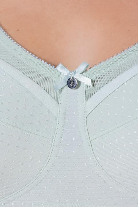 Actual product image Ulla Popken Jacquard Dot Wirefree Kelly Fit Support Bra (Single pack, 95 E)