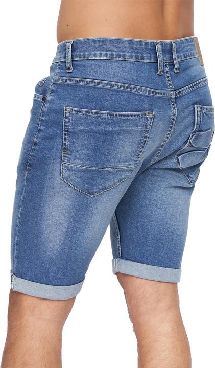 Produktbild Crosshatch Mens Tonwin Denim Embossed Shorts (34)