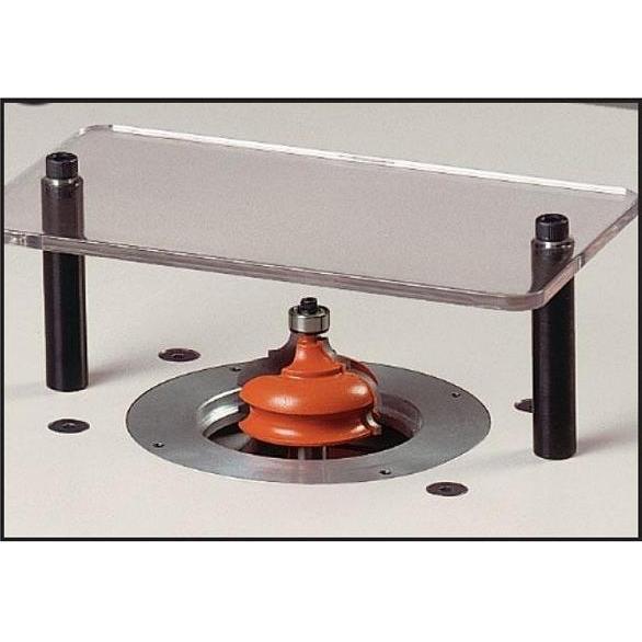 CMT, Accessori per macchine, 999.501.06 Verstellbare Schutzplatte aus Stahl / Lexan für Artikel 999.500.01