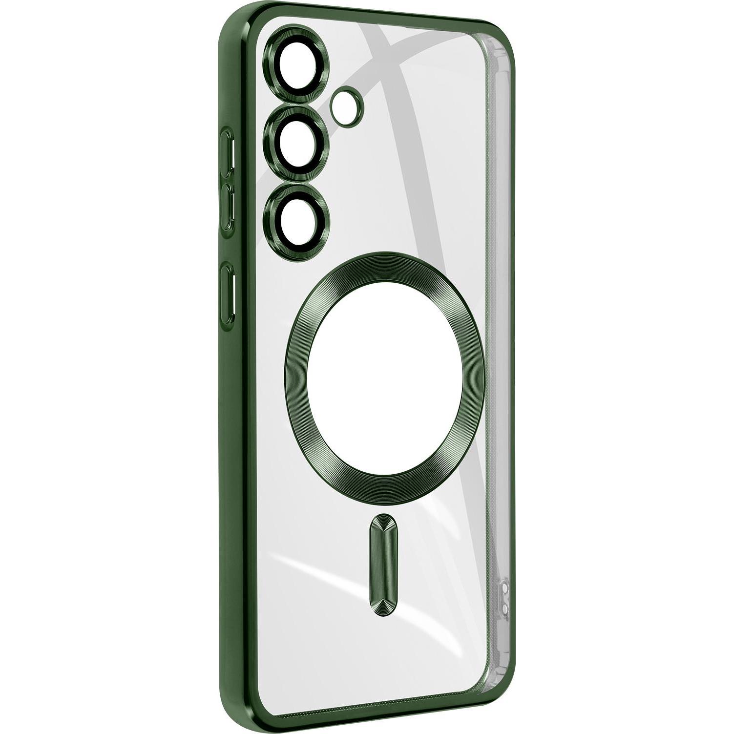 Thumbnail - Avizar Chrom Handyhülle Series (Samsung Galaxy S23 FE), Smartphone Hülle, Grün