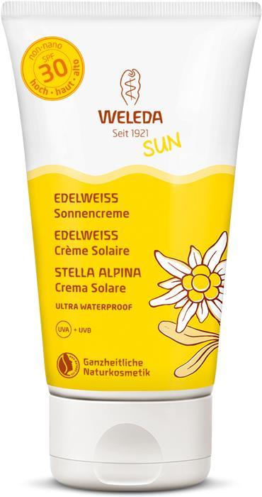 Produktbild Weleda Edelweiss Sonnencreme LSF (Sonnencreme, SPF 30, 150 ml)
