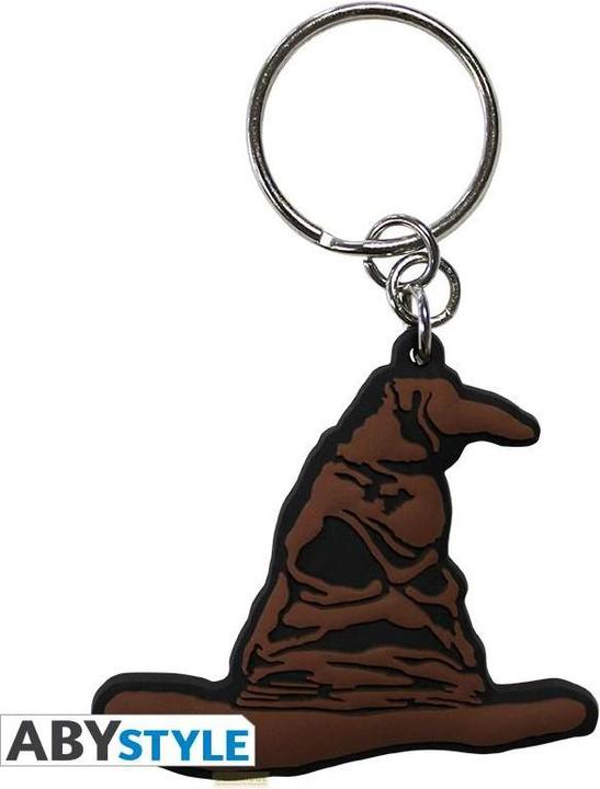 Produktbild ABYstyle HARRY POTTER - Keychain PVC Sorting Hat X4