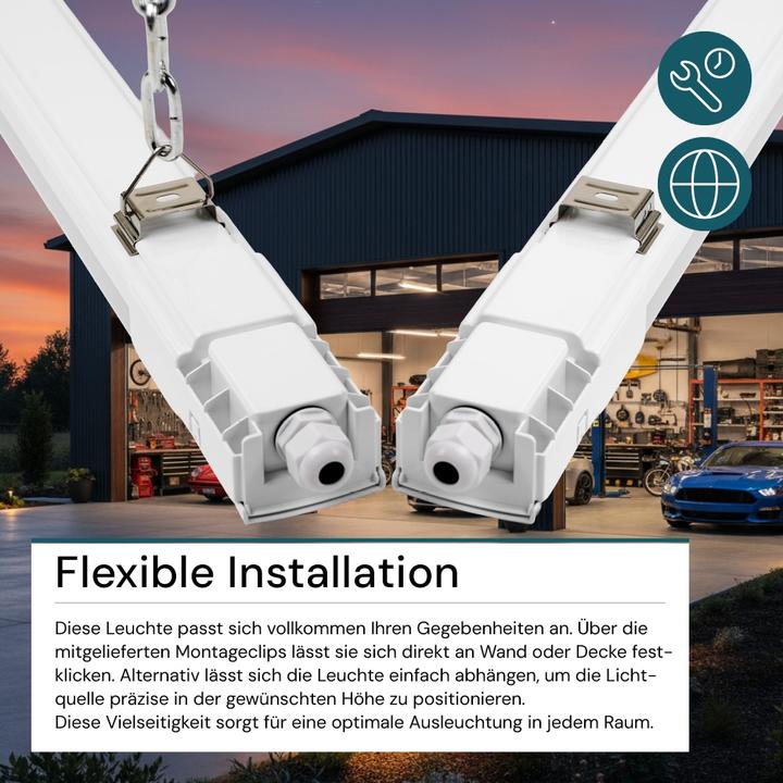 Actual product image Luxula LED moisture-proof luminaire, EEK: E, 16W, 1760lm, 4000K, 750mm (1760 lm)