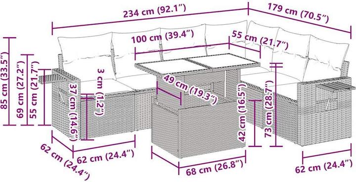 Produktbild vidaXL Chaim