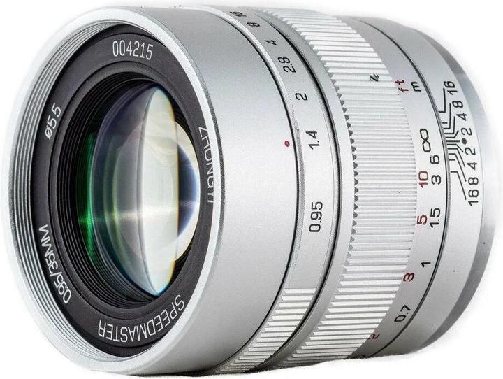 Immagine prodotto Zhongyi Mitakon Lunghezza focale fissa Speedm. 35 mm F/0.95 M2 Argento - Fuji X (Fujifilm X, APS-C / DX)