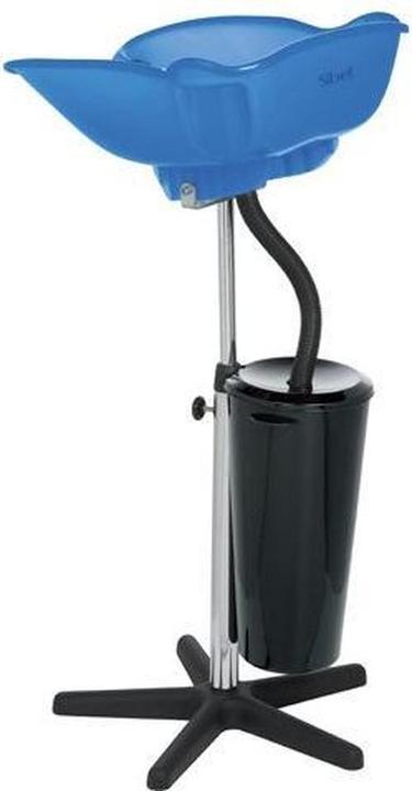 Sibel Kompakt tragbare Waschbecken blau transparent