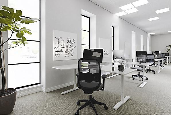 Image du produit kaiserkraft Tableau blanc sans cadre (98 x 98 cm)