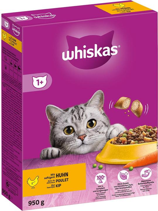 Actual product image Whiskas Dry Food Adult Chicken, 950 g (Adult, 1 pcs., 950 g)