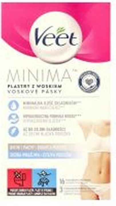 Veet Hypoallergenic wax straps bikini and armpits Mini has 16 pieces (L) (16 x)