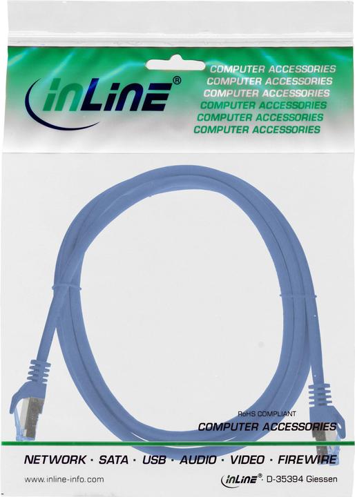 Actual product image InLine Patchkabel (S/FTP, CAT6a, 0.50 m)