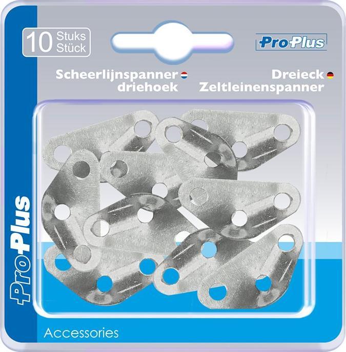 Produktbild ProPlus Dreieck Zeltleinenspanner 10 Stück