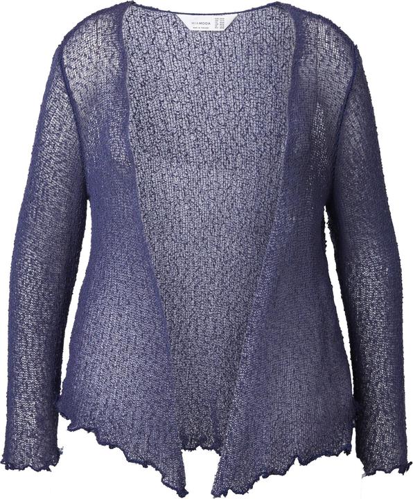 Produktbild Miamoda Jacke, elastischer Slim Fit, Löcher, Wellenkanten (46, 48)