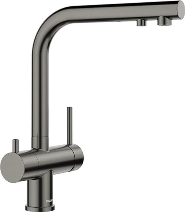 Actual product image Blanco FONTAS II filter satin dark steel | high-pressure | non-return valve | ceramic cartridge | Ge