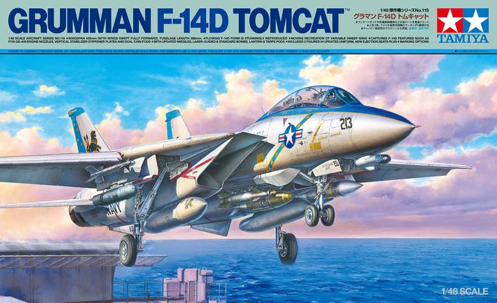 Actual product image Tamiya 1/48 Grumman F-14D Tomcat